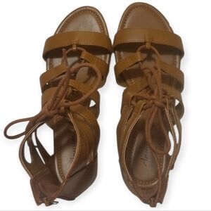 American Eagle Outfitters Women's Brown Strappy Sandals